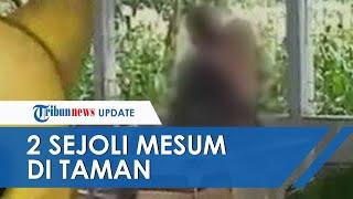 Viral Video Sejoli Berbuat Mesum Siang Bolong di Taman Ponorogo Perekam Mengaku sampai Gemetar