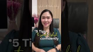 5 Tips to Speak English Confidently  Aubrey Bermudez