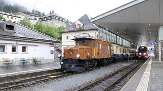 RhB Historic Glacier Pullman Express mit Krokodil Ge 66 I Nr. 415 plus Plandienst 21.06.2024