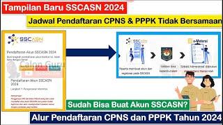 RILIS Tampilan Baru SSCASN 2024 Jadwal Pendaftaran CPNS dan PPPK Tidak Bersamaan  Cek Alurnya...