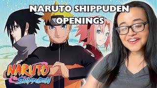 ANIME NEWBIE REACTS TO ALL NARUTO SHIPPUDEN OPENINGS FOR THE FIRST TIME