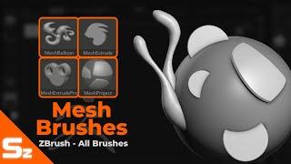 Mesh Brushes ZBrush All Brushes