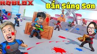 Bun & Team bqThanh Thi Tài Bắn Súng Sơn  Xem Ai Sẽ Là XẠ THỦ HAY NHẤT ROBLOX 