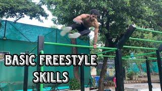 Basic Freestyle Calisthenics Skills - Beginner level anyone can do