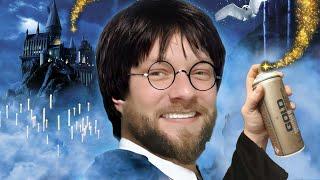 ICH zauber HOGWARTS aus der SPRÜHDOSE