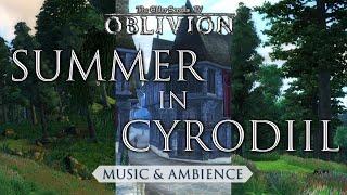 Summer in Cyrodiil  Peaceful Forest Oblivion Music & Ambience  3 Hours