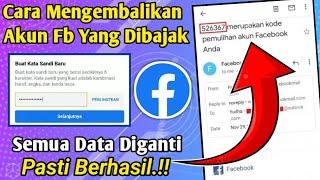 100%Berhasil Cara Mengembalikan Akun Fb Yang di bajak - Data Semua Diganti