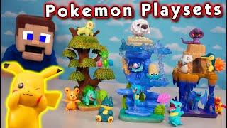 Pokemon Select Picachu Environments Forest Mountain & Cave Playsets