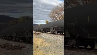 CSX B115 passing Iona Island with Three BNSF GEs