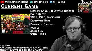 Puri Plays LIVE Donkey Kong Country 2 Diddys Kong Quest Part 2 SNES1995Platformer