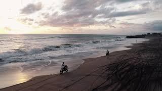 Bali Indonesia - Dirt bikes on the beach