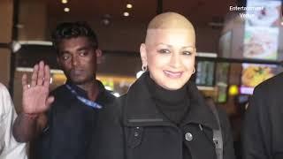 Sonali Bendre Returns To Mumbai Cancer Treatment Over For Now Says Husband Goldie Behl