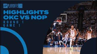 OKC Thunder vs New Orleans Pelicans  Round 1 Game 1 Highlights  NBA Playoffs  April 21 2024