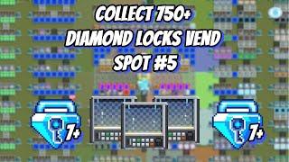 Collect 750+ Diamond Lock Vend Spot #5  Growtopia #growtopia  #growtopiaindonesia