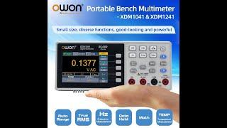 OWON-XDM1041 & XDM1241 Ultralight Bench Digital Multimeter