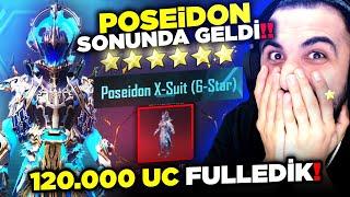 YENİ POSEIDON ZIRH-X GELDİ  120.000 UCYE FULLEDİK E-F-S-A-N-E  PUBG MOBILE