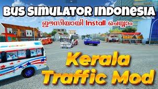 Kerala Traffic Mod Easy Downloading & Installing In Bus Simulator Indonesia  Sreyas Yatheendran