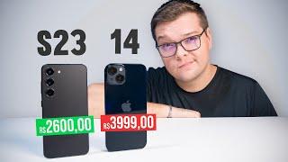 e agora? Galaxy S23 vs iPhone 14 Qual COMPRAR em 2024?