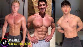  SEXY MUSCLE TIKTOKS COMPILATION #21  Six packs and handsome guys 