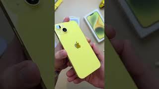 New YELLOW iPhone 14 Unboxing ️