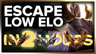 How to ACTUALLY Escape Low Elo in 2 Hours with Kayle