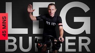 45 Minute Indoor Cycling Workout  Leg Burner