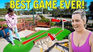 Elishas Best Game of Mini Golf Ever - So Many Holes in One