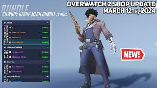 *NEW* COWBOY BEBOP COLLAB Overwatch 2 Shop Update March 12th 2024