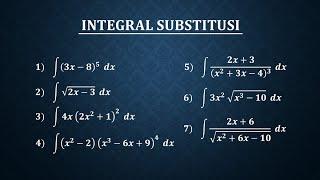 CARA MUDAH INTEGRAL SUBSTITUSI