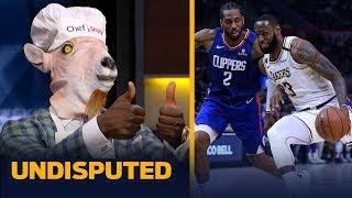 Shannon Sharpe reacts to LeBrons Lakers defeating Kawhis Clippers 112-103  NBA  UNDISPUTED