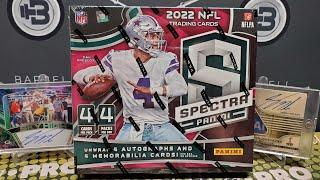 2022 Spectra Football Hobby Box Opening 8 Hits per Box