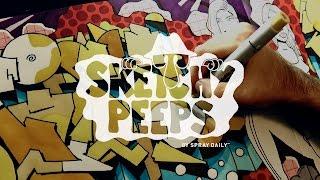 SKETCHY PEEPS 001 - I-Spy Kiss