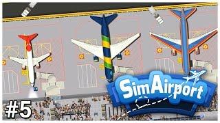 SimAirport Early Access - #5 - Parking Problems - Lets Play  Gameplay  Construction