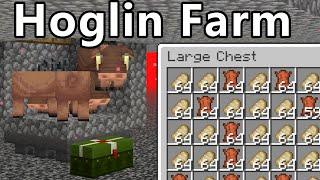 HOGLIN FARM  MINECRAFT 1.20+