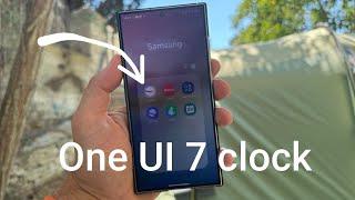 Samsung One UI 7.0 Clock app is here