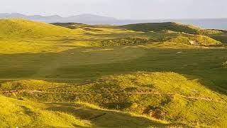 Askernish Golf Club - 8th hole tee shot - South Uist Outer Hebrides