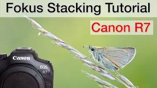 Fokus Stacking mit der Canon R7 - Anleitung Schritt-für-Schritt Tutorial