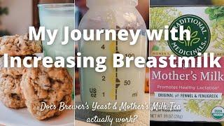 INCREASING BREASTMILKLactation cookies smoothie oatmeal and teaDoes this actually work?