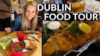 Dublin Ireland Food Tour  Eating Irish Food Boxtys Irish Stew & Fish & Chips