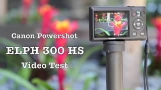 Canon Powershot ELPH 300 HS Video Test