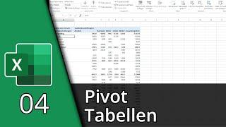 Excel lernen #04  Pivot-Tabellen & Pivot-Charts