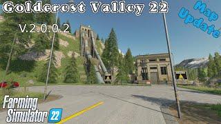 Map Update  Goldcrest Valley 22  V.2.0.0.2  Farming Simulator 22