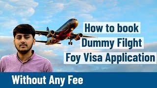 How to Book a Dummy Flight for Visa Application  Italy Study Visa  Karachi   Islamabad  Pakistan