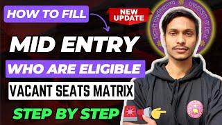 Mid Entry In DU UG  HOW To Fill Mid Entry Form In Delhi University Admission 2024  Eligibility