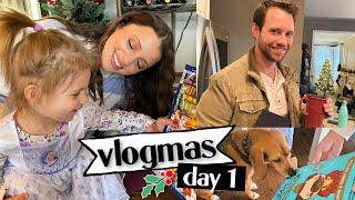 VLOGMAS DAY 1  aldi advent calendars my fave TACOS amazon holiday decor