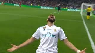 REAL MADRID & LIVERPOOL BENZEMA GOL 2018