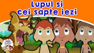 Lupul si cei sapte iezi  Povesti Pentru Copii  Basme În Limba Română  Desene Animate