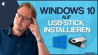 Windows 10 per USB installieren  Schritt für Schritt