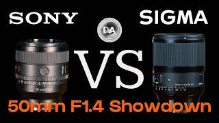 Sony vs Sigma  Battle of the Premium 50mm F1.4 Titans