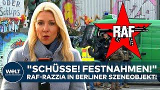 RAF-RAZZIA SEK stürmt Szene-Objekt in Berlin-Friedrichshain Schüsse und Festnahmen